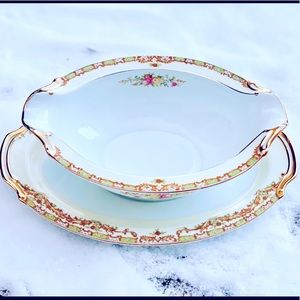 Noritake China Nana Rosa Gravy Bowl Vintage